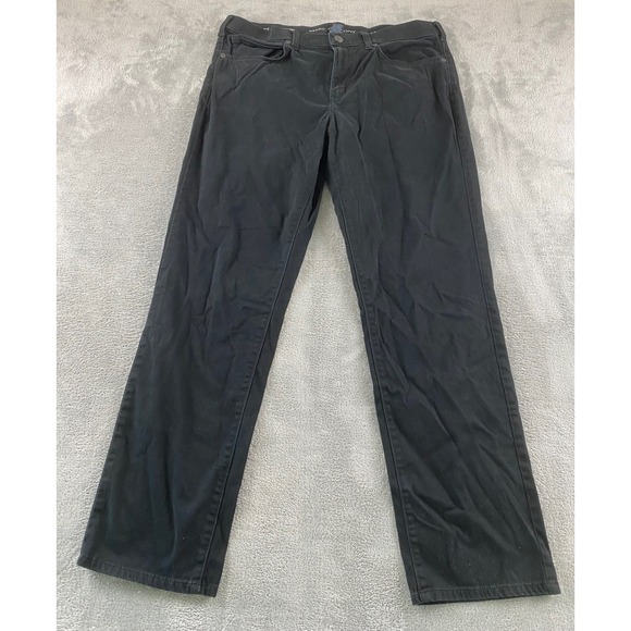 Marc Anthony Other - Marc Anthony Mens Slim Straight Fit Stretchwaist Black Pants 36W 32L Cotton